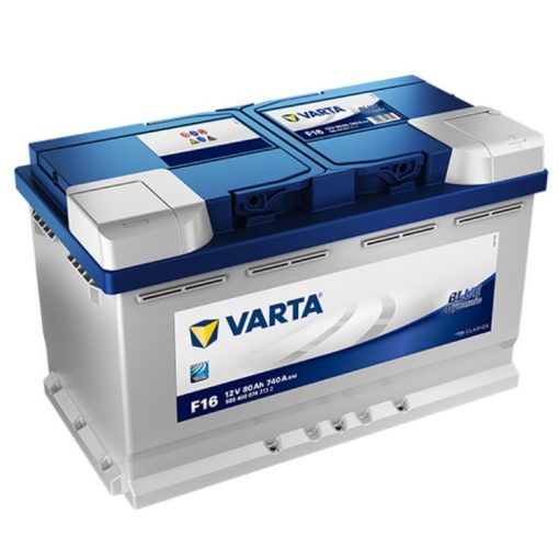 Varta Blue Dynamic 12V 80Ah 740A Jobb+ autó akkumulátor (F16) - 580400