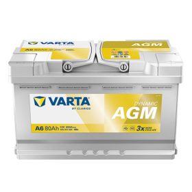   Varta Dynamic AGM 12V 80Ah 800A Jobb+ autó akkumulátor (A6) - 580901
