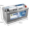Varta Promotive SLI 12V 88Ah 680A Jobb+ teherautó akkumulátor (F10) - 588038