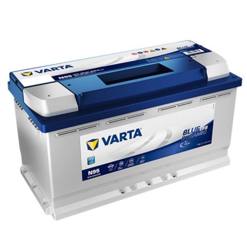 Varta Blue Dynamic EFB 12V 95Ah 850A Jobb+ autó akkumulátor (N95) - 595500