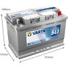 Varta Promotive SLI 12V 100Ah 720A Jobb+ teherautó akkumulátor (H9) - 600123
