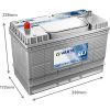 Varta Promotive SLI 12V 105Ah 800A Bal+ teherautó akkumulátor (H17) - 605102