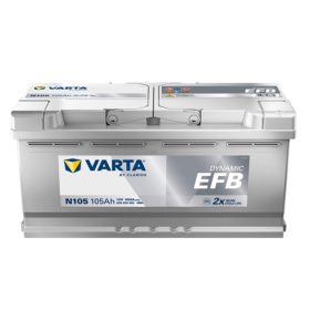   Varta Dynamic EFB 12V 105Ah 950A Jobb+ autó akkumulátor (N105)-605500