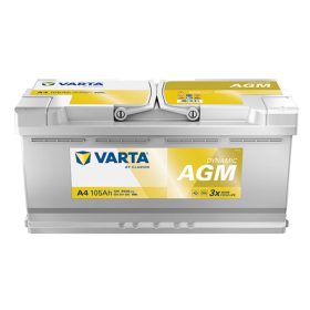   Varta Dynamic AGM 12V 105Ah 950A Jobb+ autó akkumulátor (A4) - 605901
