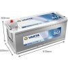Varta Promotive SLI 12v 170Ah 1000A Bal+ teherautó akkumulátor (M9) - 670104