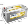 Varta Promotive AGM 12V 210Ah 1200A Bal+ teherautó akkumulátor (A1) - 710901