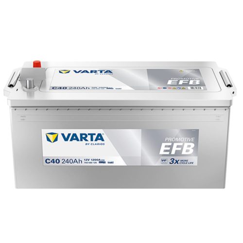 Varta Promotive EFB 12V 240Ah 1200A Bal+ teherautó akkumulátor (C40) - 740500