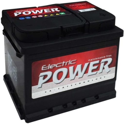 Electric Power 12V 55Ah 450A Jobb+ autó akkumulátor