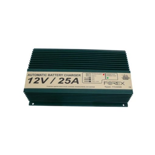 Forex T1225B 12V/25A akkumulátor töltő