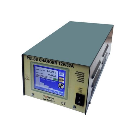 Forex T1232TFT 12V/32A TFT érintőképernyős akkumulátor töltő