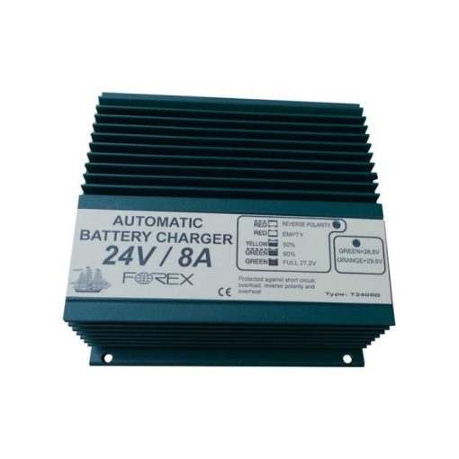 Forex T2408B 24V/8A akkumulátor töltő